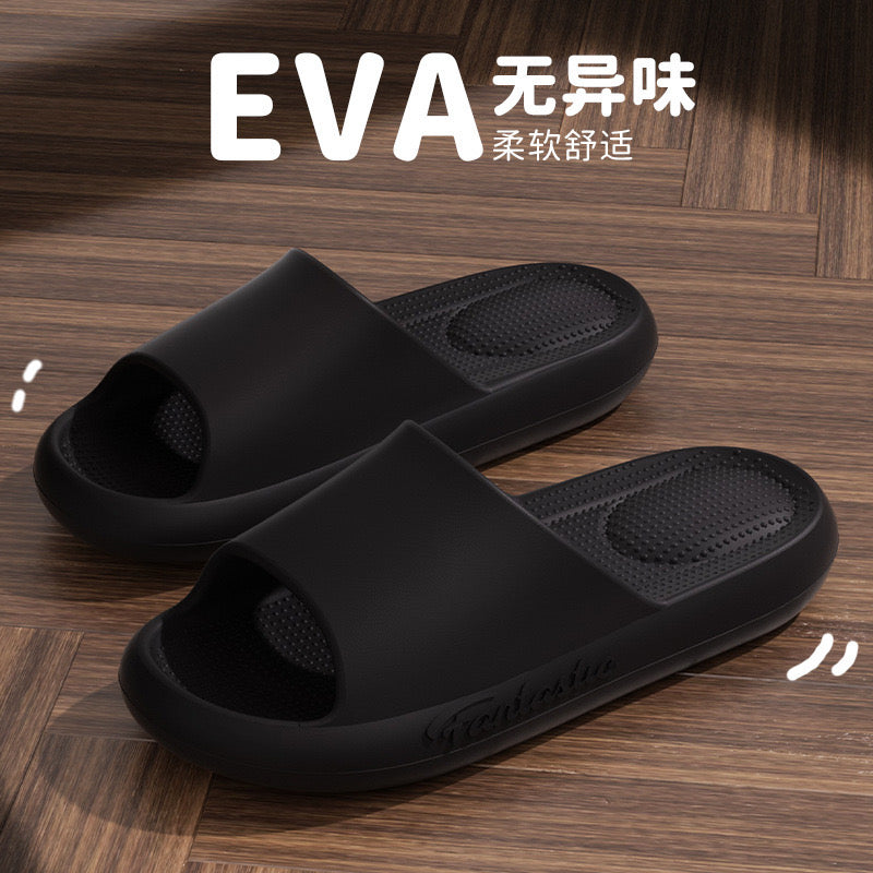 New Cool Slippers for Home, Anti slip, Summer,  Couples, Korean Edition, Outdoor, Indoor, Bathroom, HotelSlippers, Unisex Slippers