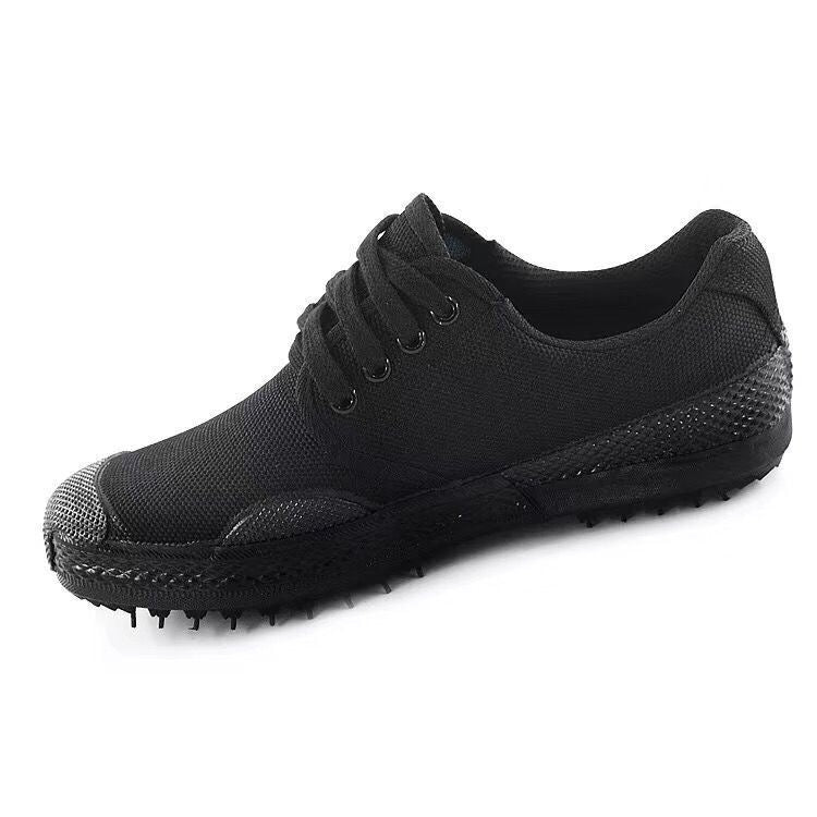 Release shoes camouflage rubber sole men's low top black labor rubber sole labor protection training yellow rubber shoes wholesale & Retails