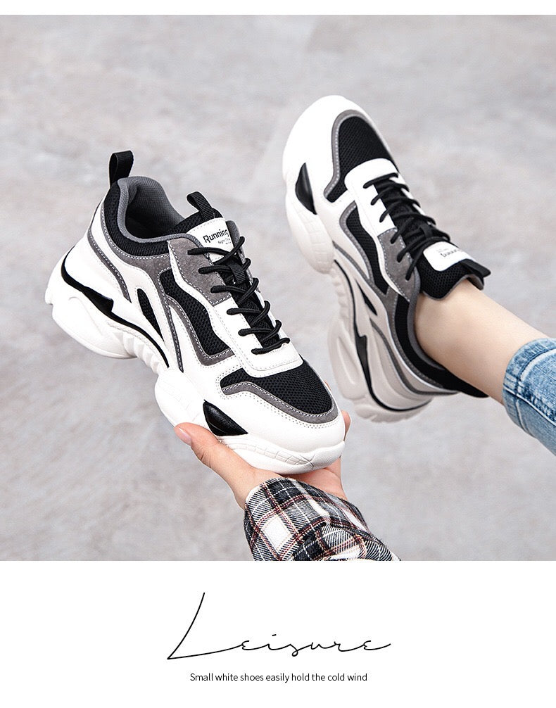 Wholesale Dad Shoes for Women 2024 New Thick Bottom Internet Celebrity Fashion Sports and Leisure Shoes Instagram Trendy Women's Shoes