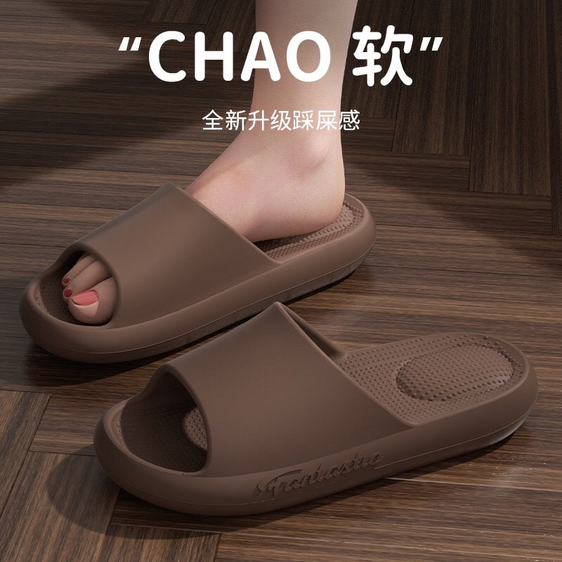 New Cool Slippers for Home, Anti slip, Summer,  Couples, Korean Edition, Outdoor, Indoor, Bathroom, HotelSlippers, Unisex Slippers