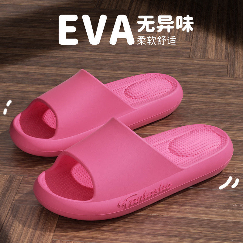 New Cool Slippers for Home, Anti slip, Summer,  Couples, Korean Edition, Outdoor, Indoor, Bathroom, HotelSlippers, Unisex Slippers