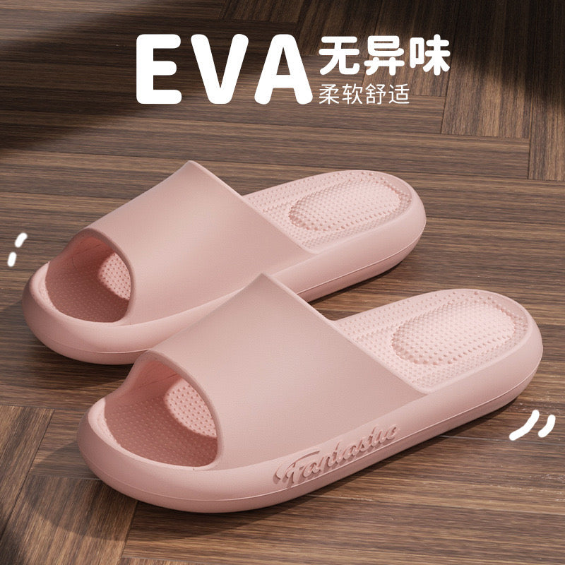 New Cool Slippers for Home, Anti slip, Summer,  Couples, Korean Edition, Outdoor, Indoor, Bathroom, HotelSlippers, Unisex Slippers