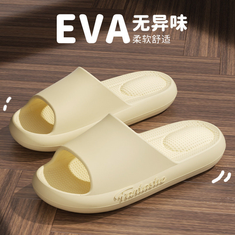 New Cool Slippers for Home, Anti slip, Summer,  Couples, Korean Edition, Outdoor, Indoor, Bathroom, HotelSlippers, Unisex Slippers