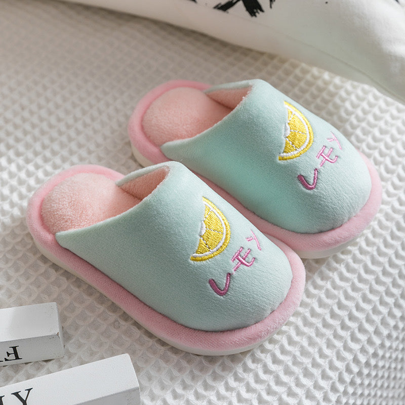 2025 Winter Children's Cotton Slippers Home Autumn/Winter Anti-Slip Baby Indoor Boys and Girls Warm Cotton Slippers Wholesale