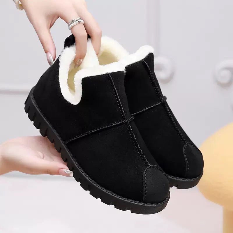 2025 New Women Winter Snow Boots Cotton Shoes, Thicken & Warm Shoes For Mother